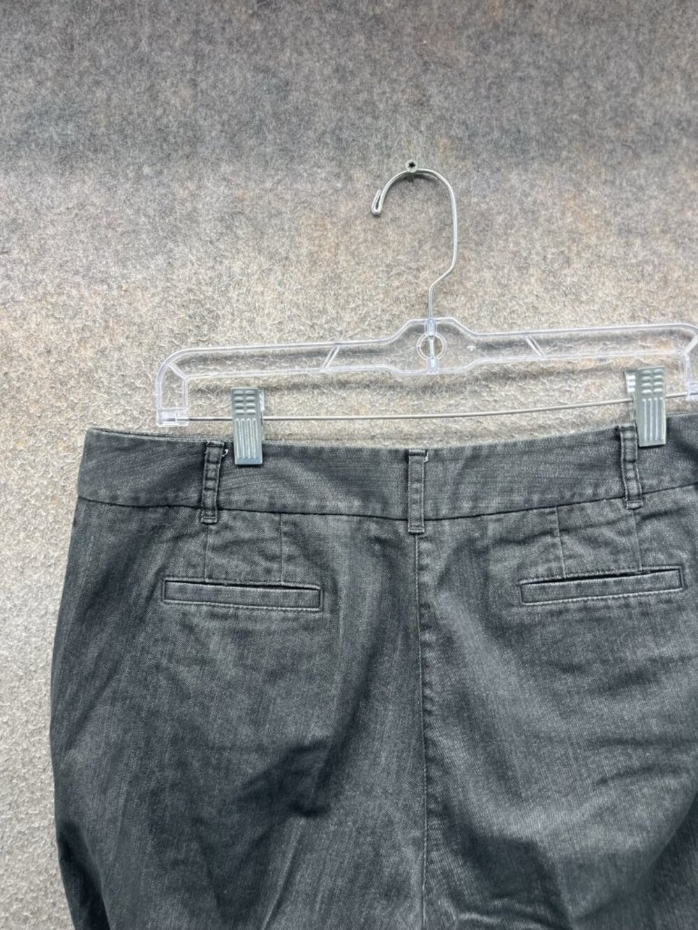 J. Jill Dress Pants Womens 12P Gray Cotton Blend Twill Straight Stretch Pockets - Picture 9 of 11